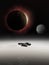 Interstellar Spaceship with Eclipse