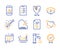 Interview, Scuba diving and Fragile package icons set. Smartphone statistics, Heart and Guitar signs. Vector