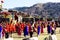 Inti Raymi Festival Inca King Being Carried Into Event