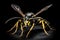 Intimidating Wasp Portraiture in High Detail