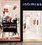 Intimissimi Lingeria brand show-window at night