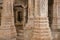 Intricate architecture of historic Jain temple in Ranakpur, Rajasthan, India. Built in 1496