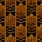 Intricate asian motifs and symbols seamless pattern