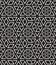 Intricate black and white geometric hexagonal design. seamless pattern tile