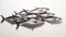 Intricate Caravaggesque Still Life: Seven Tuna Fish On White Background