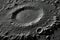 The Intricate And Delicate Details Of Closeup View Of Lunar Crater. Generative AI