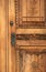 Intricate detail in old wood door
