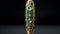 Intricate Gold Pen With Green Enamel: Steinheil Quinon 55mm F19