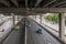 An intricate interchange of large urban communication highways in the metropolitan city of Bangkok, Thailand