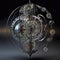 Intricate machinery, cyberpunk perpetuum mobile device, Generative Ai