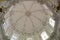 Intricate ornate decoration on a white domed ceiling the Mezquita Cordoba, Andalucia, Spain