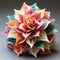 Intricate paper bouquets in vibrant colors