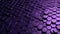 Intricate Purple Hexagonal Patterns on Dark Digital Surface