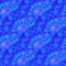 Intricate seamless ornamental pattern blue purple violet and pink diagonally