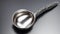 Intricate Stainless Steel Ice Cream Spoon.AI Generated