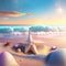 intricate starfish beach-themed backgrounds, such as sandy shores