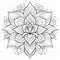 Intricate Tulip Mandala: Abstract Flower Tattoo Design