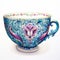 Intricate Watercolor Painting Of Retro Tea Cup In Outsider Art Style