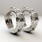 Intricate White Gold Rings With Majestic Elephant Design