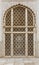 Intricate Window or Jali at the Bibi ka Maqbara mausoleum built in 1678, Aurangabad, India