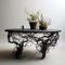 Intricate Wire Table With Marine Biology-inspired Design