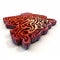 Intricate Woodcut 3d Model Of Malabsorption Liver And Kidney Tissue