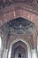 Intricate work at Qila-I-Kuhna Mosque, Delhi, India