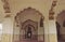 intricate work at unecso world heritage site, red fort, new delhi