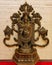 Intricately carved metal idol of Lord Venkateshwara in Mysore