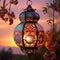 Intricately designed decorative lantern