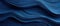 An intriguing abstract closeup of detailed organic dark blue wooden waving waves on a wall, Ai Generated
