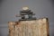 Inukshuk on wood-3