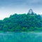 Inuyama Castle High Kiso River Distant Copy Space