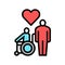 invalid assistance color icon vector illustration