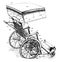 Invalid Chair vintage illustration