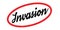 Invasion rubber stamp