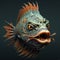 Inventive 3d Fish Art With Detailed Brushwork And Ancient Chinese Influence