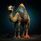Inventive Character Designs: 3d Render Of A Camel In Jacek Yerka Style