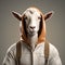 Inventive Character Designs: A Charming Goat In Zbrush Hooded Tee
