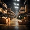Inventory haven Large warehouse houses ample stock, pivotal for streamlined distribution