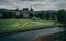 Inverary Castle, cloudy spring