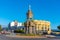 INVERCARGILL, NEW ZEALAND, JANUARY 26, 2020: Clock tower at Invercargill, New Zealand