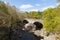 Invermoriston bridge Scotland UK Scottish tourist destination crosses the spectacular River Moriston falls