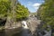 Invermoriston Falls near Loch Ness in the Scottish Highlands
