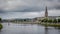 Inverness cityscape with River Ness, Old High Church and Free Church