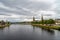 Inverness at cloudy weather in summer, Scotland