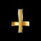 An inverted cross- The Cross of Saint Peter used as an anti-Christian and Satanist symbol