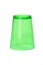 Inverted Green Plastic Cup