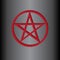 The inverted pentagram circumscribed by a circle also known as a pentacle is often used to represent Satanism. The star in the