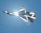 Inverted USAF Thunderbirds